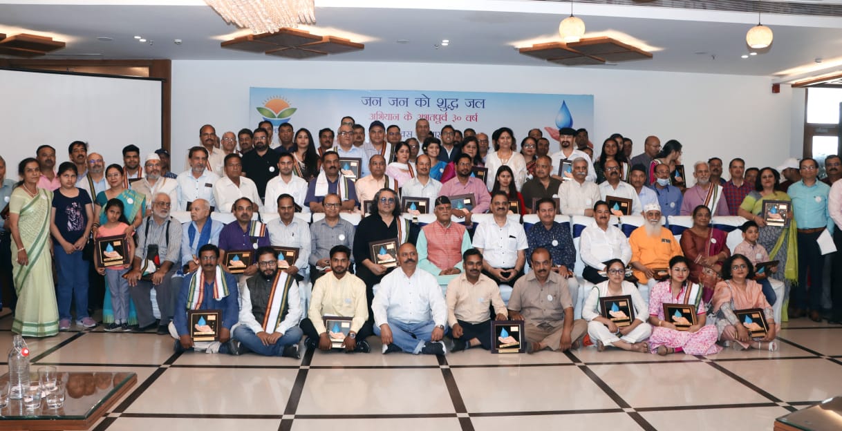 जल प्रहरियों के सम्मान के साथ जल की किफायत अभियान शुरू
