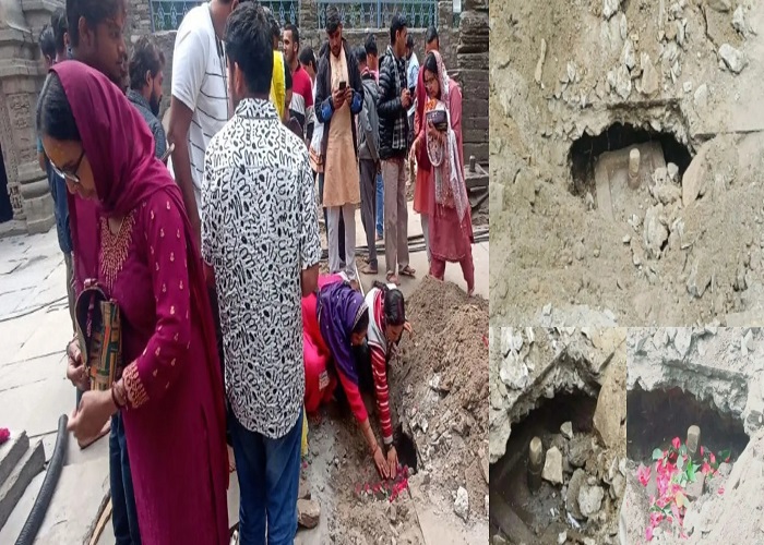 जागेश्वर में खुदाई के दौरान मिला प्राचीन शिवलिंग, दर्शन करने उमड़ी श्रद्धालुओं की भीड़