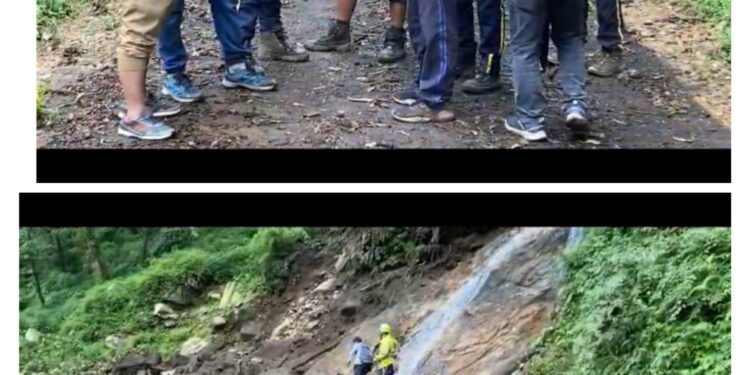 टिहरी में  गदेरे में बहा स्वास्थ्य विभाग का कर्मचारी