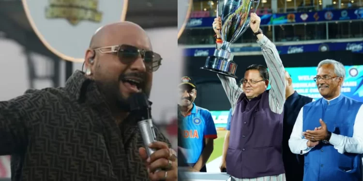 CM धामी ने किया उत्तराखंड प्रीमियर लीग का शुभारंभ, बी प्राक के गीतों ने बांधा समां