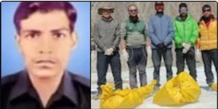 56 साल बाद बर्फ में दबा मिला चमोली के सैनिक का पार्थिव शरीर, 1968 के विमान हादसे में हुए थे लापता