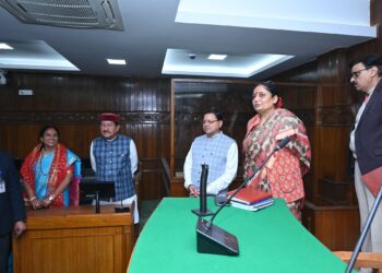 विधानसभा अध्यक्ष खंडूरी और CM धामी ने किया विधानसभा में चल रहे नव निर्माण कार्यों का अवलोकन, पेपर लेस होगी विधानसभा