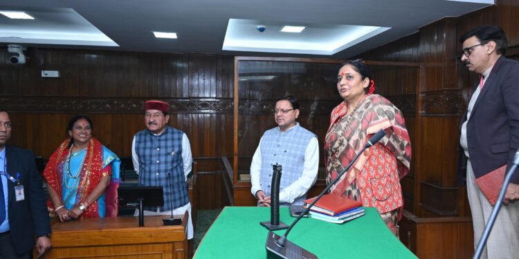 विधानसभा अध्यक्ष खंडूरी और CM धामी ने किया विधानसभा में चल रहे नव निर्माण कार्यों का अवलोकन, पेपर लेस होगी विधानसभा