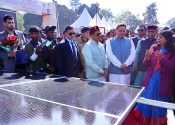 मुख्यमंत्री ने किया प्रथम सोलर मेला “सौर कौथिग” का शुभारंभ  2026 तक कुल 250 मेगावाट क्षमता वाले सोलर प्लांट्स की स्थापना करने का लक्ष्य