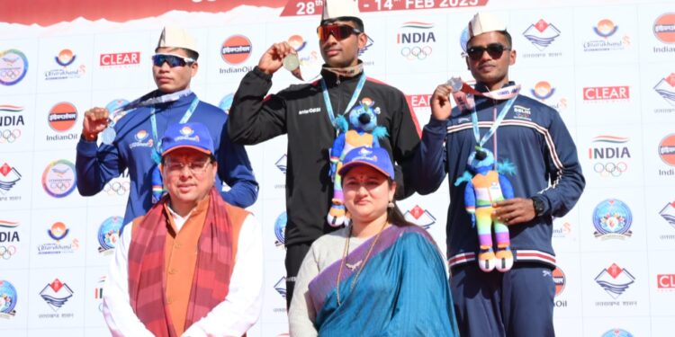 मुख्यमंत्री  पुष्कर सिंह धामी ने 38वें राष्ट्रीय खेलों के तहत आयोजित कयाकिंग-कैनोइंग प्रतियोगिताओं के शुभारंभ अवसर पर किया प्रतिभाग।