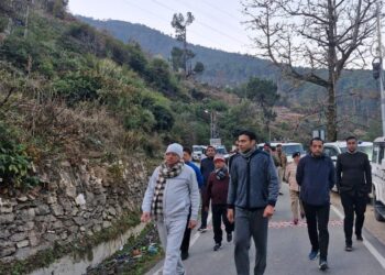 सुबह-सुबह हनोल की सैर पर निकले मुख्यमंत्री धामी, विकास योजनाओं का लिया फीड बैक