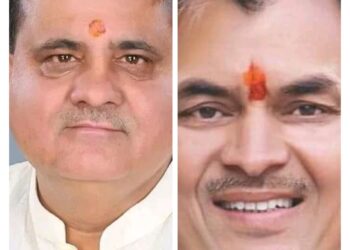 पूर्व मंत्री और भाजपा प्रदेश अध्यक्ष के बेटों का सरकारी जमीन पर अवैध निर्माण। 