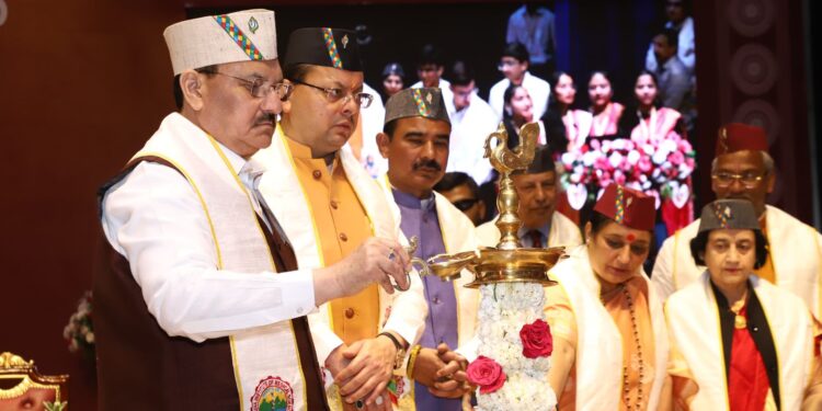 केंद्रीय स्वास्थ्य मंत्री  जेपी नड्डा ने अखिल भारतीय आयुर्विज्ञान संस्थान (AIIMS) ऋषिकेश के 5वें दीक्षांत समारोह की अध्यक्षता की