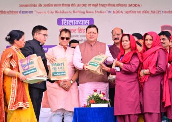 मुख्यमंत्री ने किया आइकॉनिक सिटी ऋषिकेश राफ्टिंग बेस स्टेशन का शिलान्यास