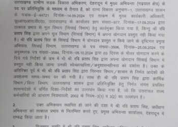 रवि प्रताप सिंह पर कार्यवाही: शासनादेशों की अवहेलना पर हटाए गए पद से