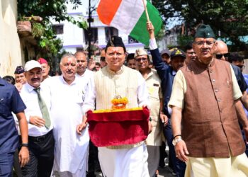 मुख्यमंत्री ने किया शहीद सम्मान यात्रा 2 का शुभारम्भ, शहीद सम्मान यात्रा उन अमर बलिदानियों को समर्पित है, जिनकी शौर्यगाथा और बलिदान सदैव हमें प्रेरणा देते रहेंगे- मुख्यमंत्री