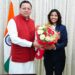 महिला विश्व कप विजेता क्रिकेटर स्नेह राणा ने की मुख्यमंत्री  पुष्कर सिंह धामी से शिष्टाचार भेंट,मुख्यमंत्री ने स्नेह राणा को दी बधाई और उज्ज्वल भविष्य के लिए शुभकामनाएं