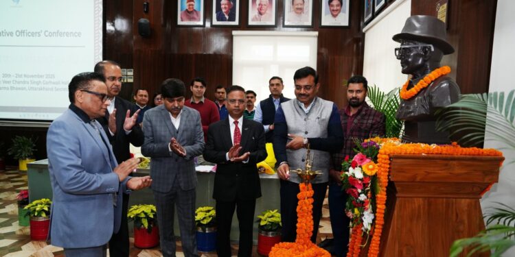 प्रशासनिक अधिकारी सम्मेलन में हुआ विकसित उत्तराखंड @ 2047 पर मंथन,सुधार के संभावित क्षेत्रों का दिया गया प्रस्तुतीकरण, सचिवालय देहरादून में दो दिवसीय प्रशासनिक अधिकारी सम्मेलन प्रारम्भ हुआ।