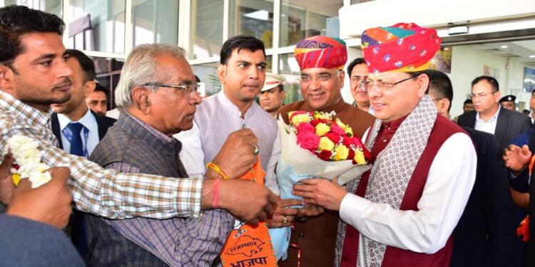 मुख्यमंत्री  पुष्कर सिंह धामी ने किया अजमेर, राजस्थान में अखिल भारतीय उत्तराखंड धर्मशाला – तीर्थराज पुष्कर के द्वितीय तल का लोकार्पण, धामी ने आश्रम हेतु 50 लाख रुपए की अतिरिक्त सहयोग राशि प्रदान करने की घोषणा की