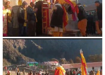 द्वितीय केदार मध्यमहेश्वर मंदिर के कपाट शीतकाल के लिए बंद; उत्सव डोली शीतकालीन गद्दीस्थल ऊखीमठ रवाना