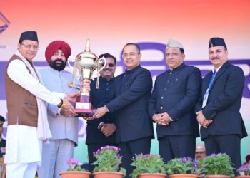 गणतंत्र दिवस के राज्य स्तरीय समारोह में सूचना विभाग की झांकी ने लगातार तीसरी बार प्राप्त किया प्रथम स्थान