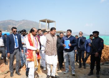 256 करोड़ की लागत से बन रहे प्रदेश के प्रथम महिला स्पोर्ट्स कॉलेज का मुख्यमंत्री  पुष्कर सिंह धामी ने किया स्थलीय निरीक्षण