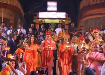 मुख्यमंत्री  पुष्कर सिंह धामी ने परमार्थ निकेतन में 38वें अंतर्राष्ट्रीय योग महोत्सव में किया प्रतिभाग,योग को बताया विश्व शांति और आत्मिक संतुलन का सार्वभौमिक विज्ञानउ,त्तराखंड को योग की वैश्विक राजधानी बनाने हेतु “योग नीति 2025” लागू