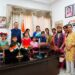 मुख्यमंत्री ने मुख्यमंत्री आवास में मनाया लोकपर्व फूलदेई