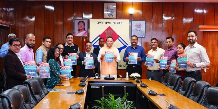 सीएम धामी ने किया सचिवालय बैडमिंटन क्लब की स्मारिका “प्रयास बेहतर कल के लिए” का विमोचन