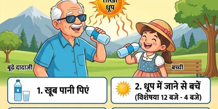 अगले 24 घंटे हीट वेव का अलर्ट, बच्चे-बुजुर्ग और कामकाजी लोग बरतें विशेष सावधानी
