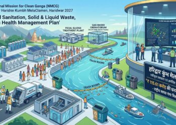 राष्ट्रीय स्वच्छ गंगा मिशन के तहत हरिद्वार कुंभ मेला-2027 के लिए एकीकृत स्वच्छता, ठोस एवं तरल अपशिष्ट तथा जनस्वास्थ्य प्रबंधन योजना के लिए मिली 115.61 करोड़ की धनराशि