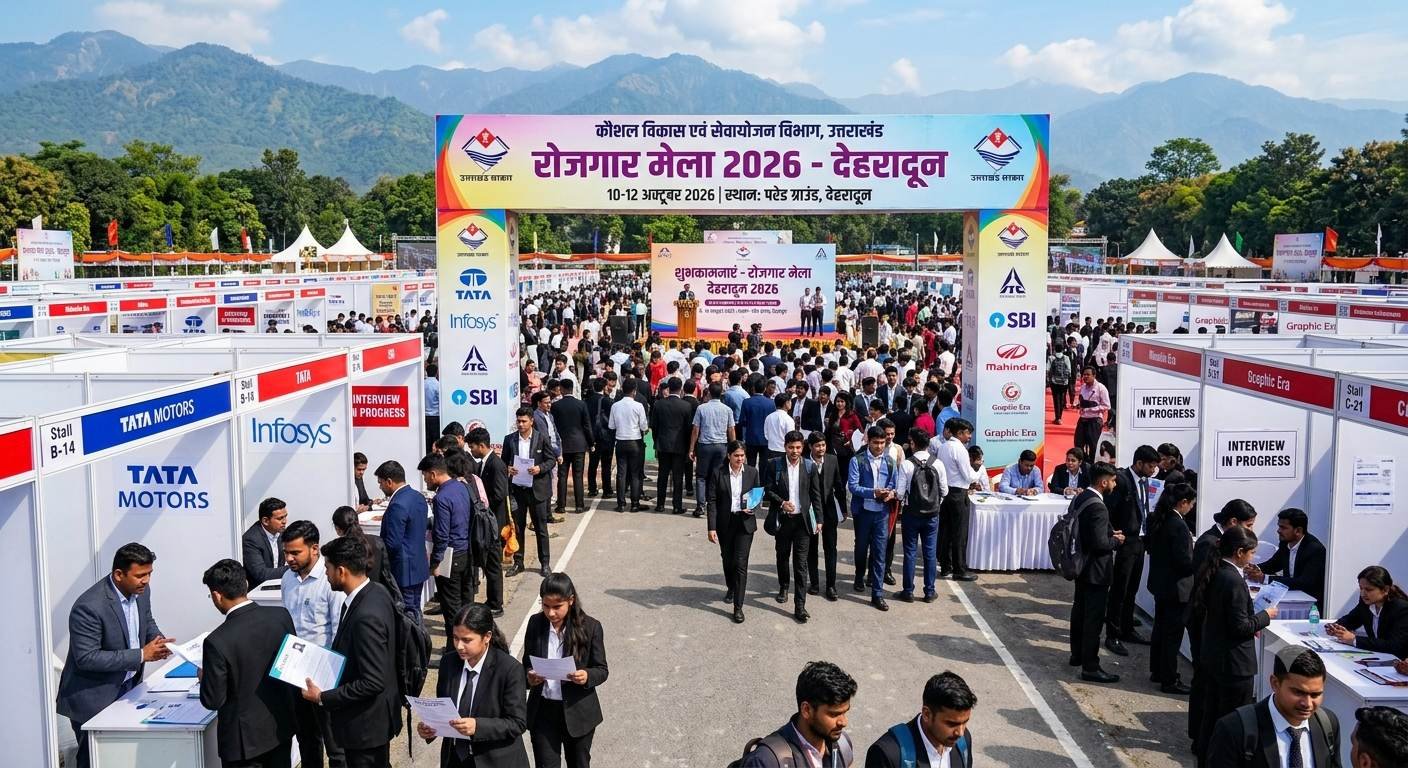 ​देहरादून में 11 अगस्त को लगेगा एक दिवसीय रोजगार मेला, 559 पदों पर होगी भर्ती