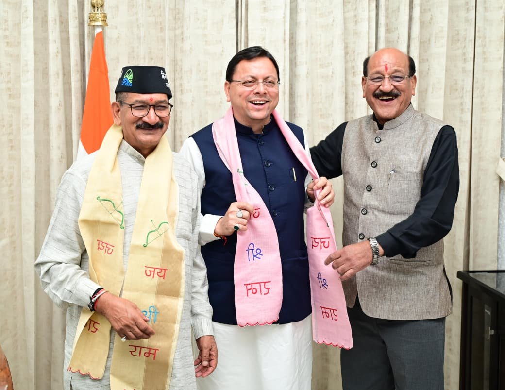 मुख्यमंत्री  पुष्कर सिंह धामी से स्वास्थ्य मंत्री  सुबोध उनियाल एवं विधायक  किशोर उपाध्याय ने की भेंट,टिहरी में मेडिकल कॉलेज की स्थापना को लेकर हुई विस्तृत चर्चा, स्वास्थ्य सुविधाओं के सुदृढ़ीकरण के लिए सरकार प्रतिबद्ध